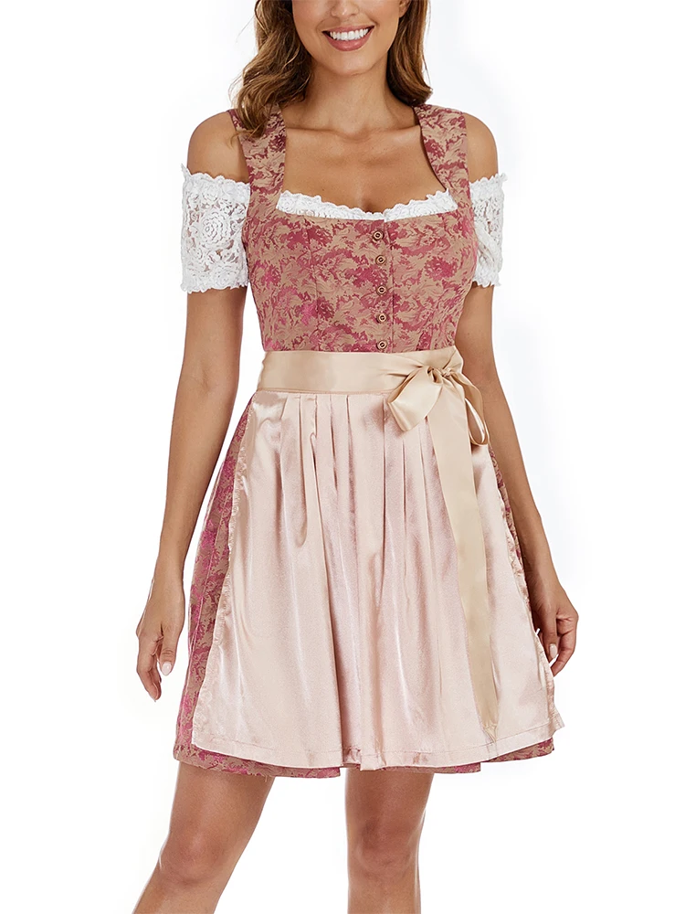 Europe And The United States Germany Traditional Dress 2024 Spring And Summer Explosion Models Maid Outfit Beer Clothing Short-S