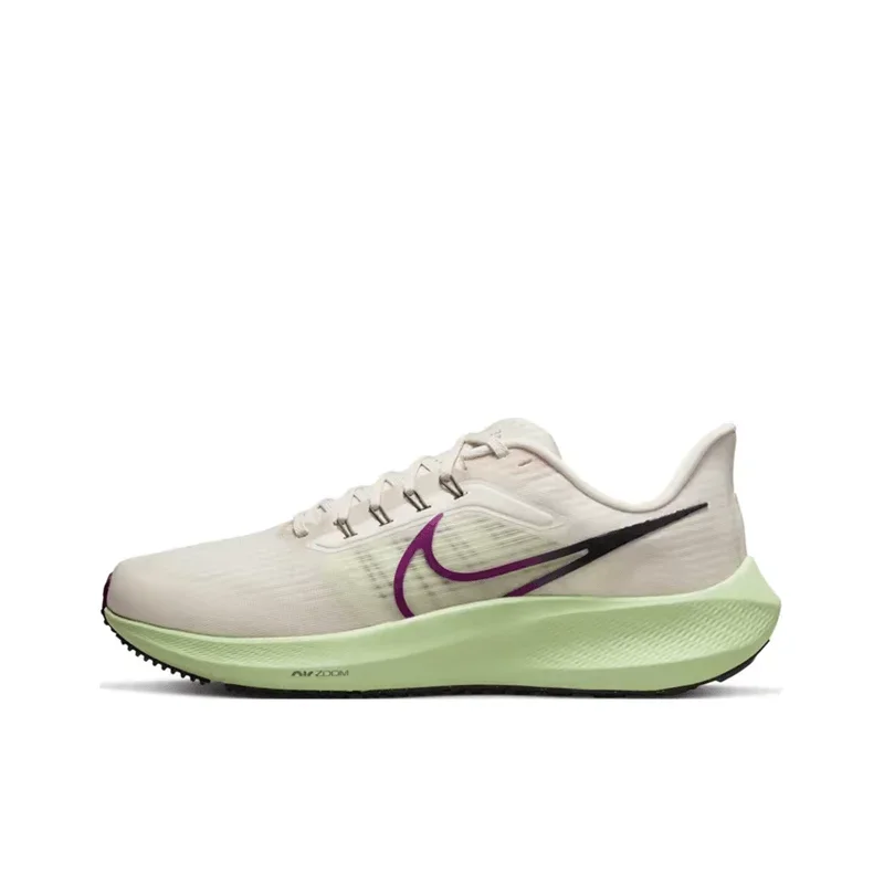 Nike Air Zoom Pegasus 39Unisex White Green Low Top Anti-slip Wear-resistant Breathable Casual Running Shoes for Men Women