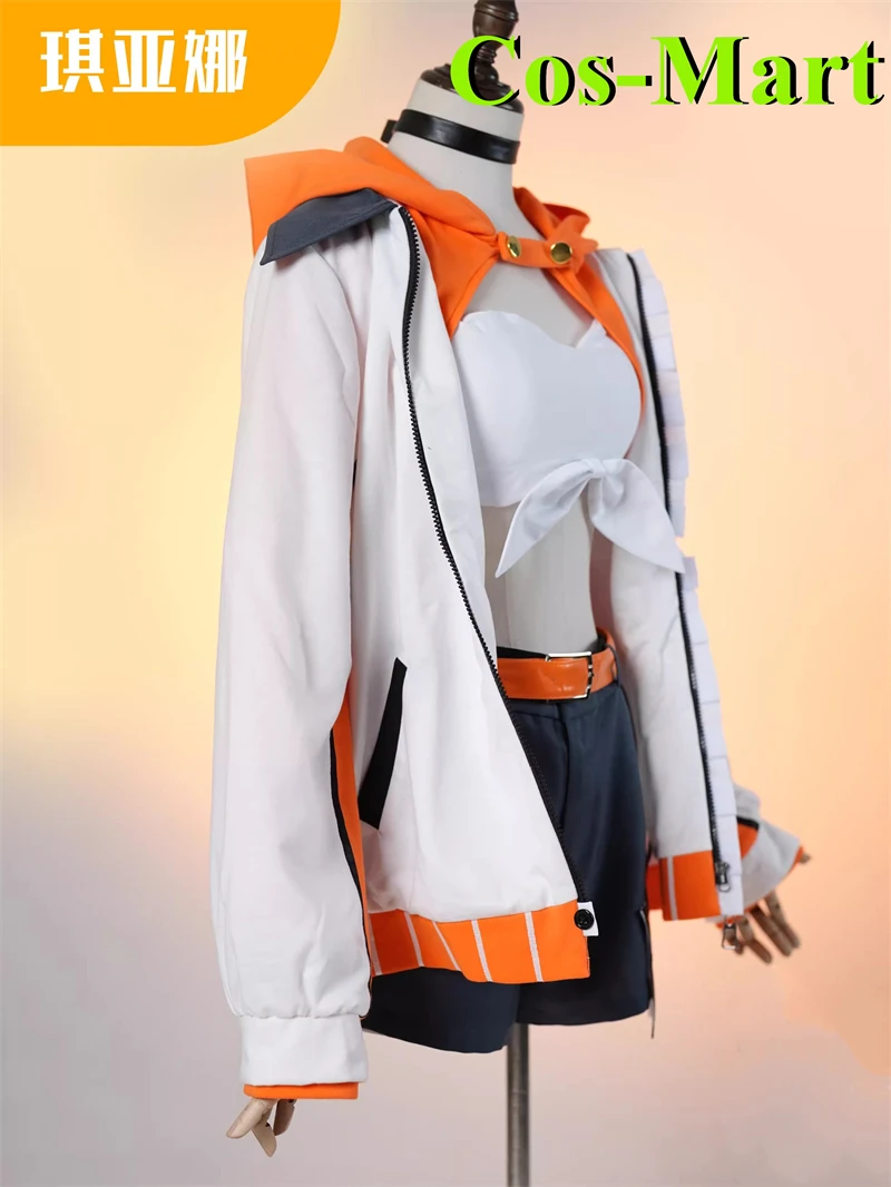 Cos-Mart Game Honkai Impact 3 Kiana Kaslana Cosplay Costume Sweet Elegant Uniforms Activity Party Role Play Clothing Hot S-XXL