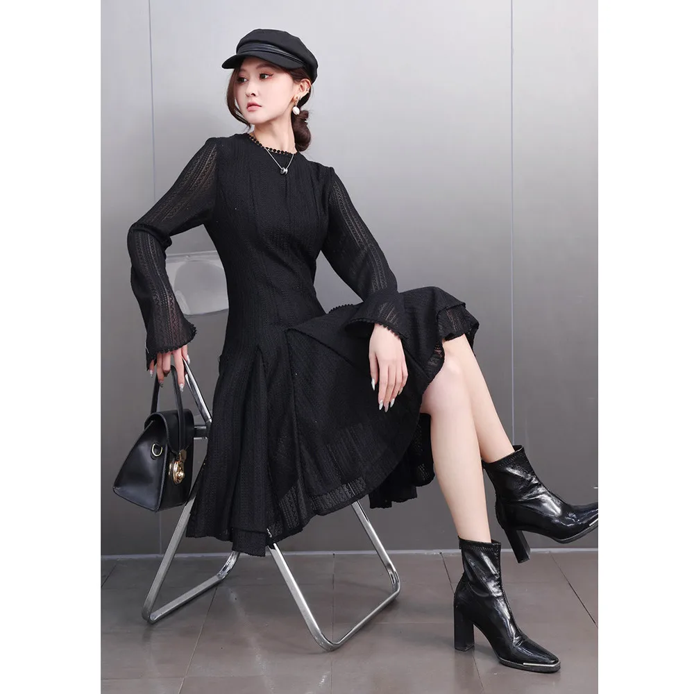 Spring New Lace Dress Elegant Ladylike Niche Design Fashionable Slim Fit Fluffy Skirt Women's Short Dress vestido de mujer - Image 6