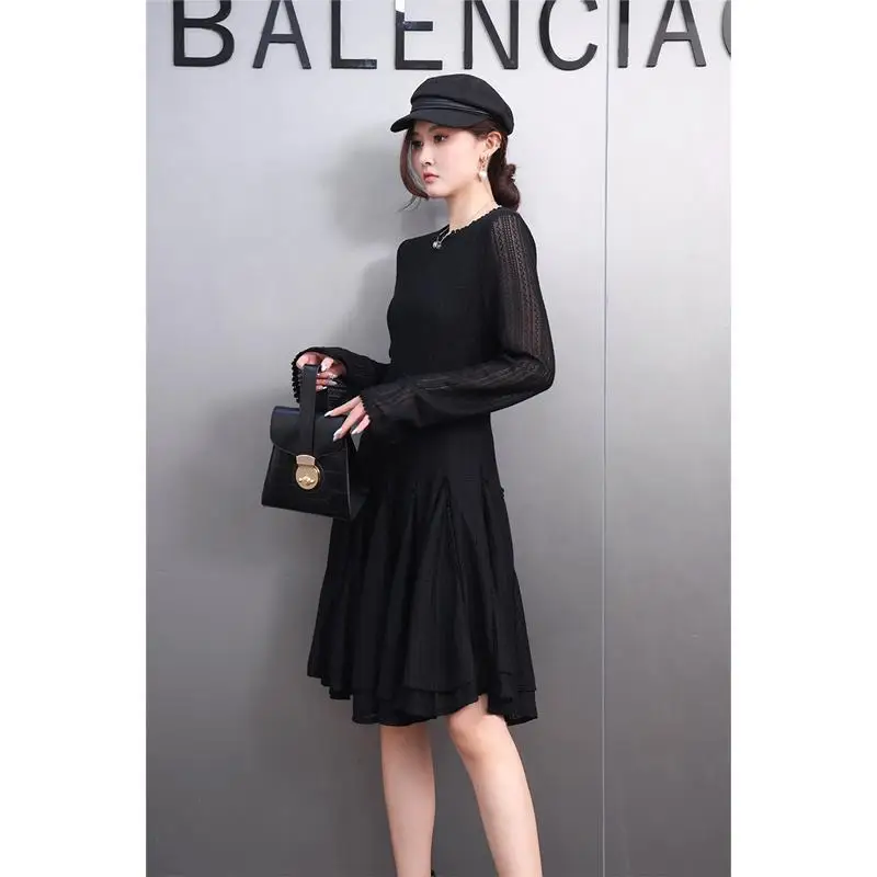 Spring New Lace Dress Elegant Ladylike Niche Design Fashionable Slim Fit Fluffy Skirt Women's Short Dress vestido de mujer - Image 4